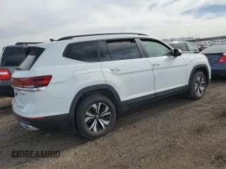 2024 Volkswagen Atlas SE with VIN 1V2LR2CA2RC509410, listed as a Copart auction lot 53827885 with 22,107 mi miles and Salvage title. Bid and sale history available at DreamBid. Image 3.