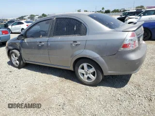 2007 Chevrolet Aveo LT with VIN KL1TG56607B053675, listed as a Copart auction lot 58504415 with 214,019 mi miles and Salvage title. Bid and sale history available at DreamBid. Image 2.