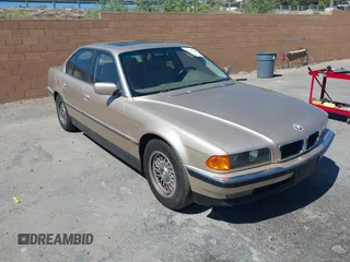 1998 BMW 7 Series with VIN WBAGF8324WDL53042, listed as a IAAI auction lot 42670339 with Not provided miles and . Bid and sale history available at DreamBid. Image 1.