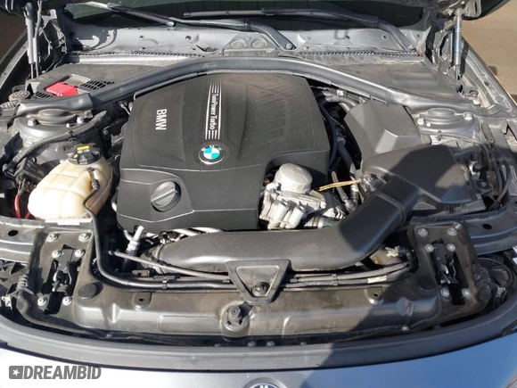 2015 BMW 4 Series 435i with VIN WBA3R1C59FK194649, listed as a IAAI auction lot 41565414 with 123,702 mi miles. Bid and sale history available at carsss.com. Image 10.