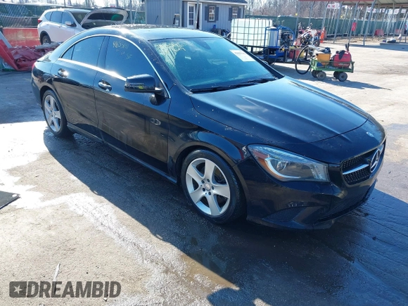 2016 Mercedes-Benz CLA with VIN WDDSJ4EB9GN372088, listed as a IAAI auction lot 41655141 with 83,726 mi miles. Bid and sale history available at carsss.com. Image 1.