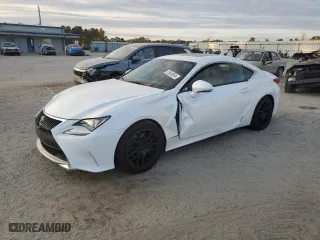 2015 Lexus RC 350 with VIN JTHHE5BC2F5005364, listed as a Copart auction lot 75643834 with 125,650 mi miles and Salvage Title. Bid and sale history available at carsss.com. Image 1.