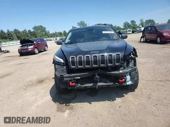 2016 Jeep Cherokee Trailhawk with VIN 1C4PJMBS5GW179046, listed as a Copart auction lot 61677425 with 88,694 mi miles and Salvage title. Bid and sale history available at DreamBid. Image 13.