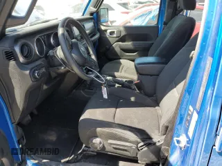 2021 Jeep Wrangler Unlimited Sport S with VIN 1C4HJXDN8MW856373, listed as a Copart auction lot 48257225 with 107,998 mi miles and Salvage Title. Bid and sale history available at carsss.com. Image 7.