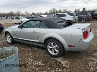 2007 Ford Mustang Deluxe with VIN 1ZVHT84N775223032, listed as a Copart auction lot 52597025 with 78,121 mi miles and Salvage Title. Bid and sale history available at carsss.com. Image 2.