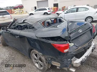 2012 Lexus IS 250 C with VIN JTHFF2C27C2525193, listed as a IAAI auction lot 41623953 with Not Provided miles and . Bid and sale history available at DreamBid. Image 6.