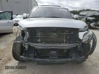 2016 Infiniti QX80 with VIN JN8AZ2NC0G9400496, listed as a Copart auction lot 43552395 with 161,648 mi miles and Salvage Title. Bid and sale history available at DreamBid. Image 5.