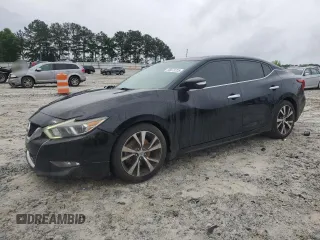 2016 Nissan Maxima SL with VIN 1N4AA6AP7GC378945, listed as a Copart auction lot 55873725 with 133,649 mi miles and Salvage title. Bid and sale history available at DreamBid. Image 1.