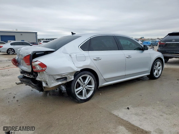 2015 Volkswagen Passat 1.8T SE w/Sunroof & Nav with VIN 1VWBT7A32FC048055, listed as a Copart auction lot 51854075 with 130,743 mi miles and Salvage Title. Bid and sale history available at carsss.com. Image 3.