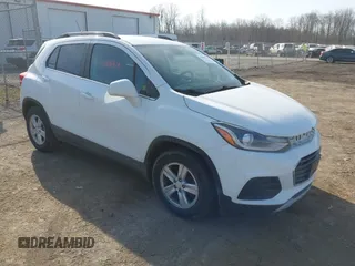 2018 Chevrolet Trax LT with VIN 3GNCJLSB0JL327617, listed as a IAAI auction lot 41801919 with 87,777 mi miles and . Bid and sale history available at carsss.com. Image 1.