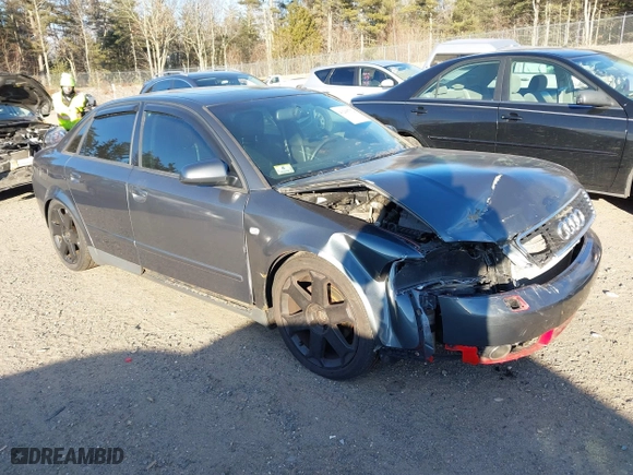 2003 Audi A4 1.8T with VIN WAULC68EX3A342008, listed as a IAAI auction lot 41260732 with NaN miles. Bid and sale history available at carsss.com. Image 1.