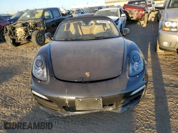 2013 Porsche Boxster S with VIN WP0CB2A8XDS132331, listed as a Copart auction lot 72467644 with 57,156 mi miles and Salvage Title. Bid and sale history available at carsss.com. Image 5.