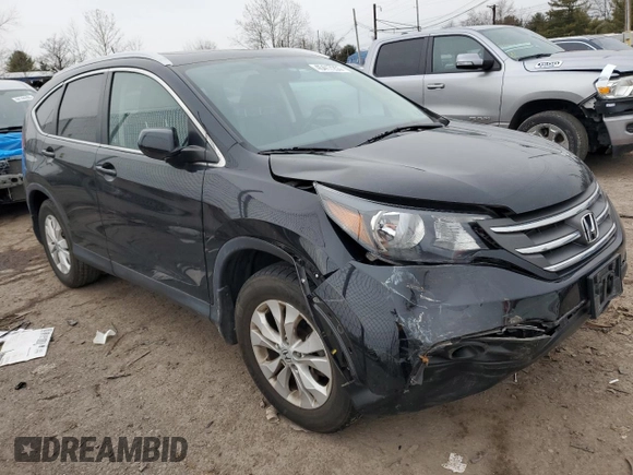 2012 Honda CR-V EX-L with VIN 2HKRM3H73CH511787, listed as a Copart auction lot 45417255 with 101,329 mi miles and Salvage Title. Bid and sale history available at carsss.com. Image 4.