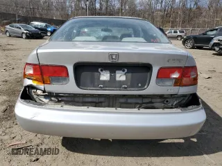 1996 Honda Civic DX with VIN 1HGEJ6124TL060910, listed as a Copart auction lot 46275975 with 164,398 mi miles and Salvage Title. Bid and sale history available at carsss.com. Image 6.