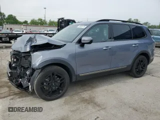 2023 Kia Telluride EX X-Line with VIN 5XYP3DGC6PG366739, listed as a Copart auction lot 58835135 with 33,314 mi miles and Salvage title. Bid and sale history available at DreamBid. Image 1.