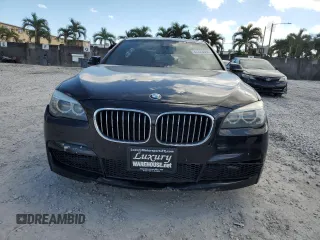 2013 BMW 7 Series 740Li xDrive z VIN WBAYF4C53DDE23895, wystawiony jako Copart lot #47223065 z przebiegiem 135 567 mil mil oraz Szkoda całkowita • Salvage title. Historia ofert i sprzedaży dostępna na DreamBid. Obrazek 5.