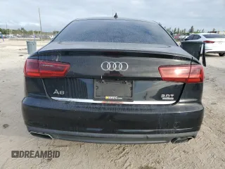 2016 Audi A6 2.0T Premium with VIN WAUFFAFC1GN017156, listed as a Copart auction lot 85961144 with 0 mi miles and Salvage Title. Bid and sale history available at carsss.com. Image 6.