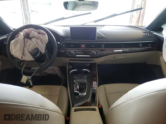 2019 Audi A5 Sportback Premium Plus with VIN WAUBNCF53KA004469, listed as a Copart auction lot 47743593 with 54,760 mi miles. Bid and sale history available at carsss.com. Image 8.