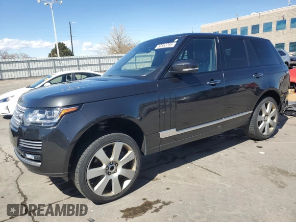 2014 Land Rover Range Rover Supercharged Autobiography with VIN SALGV2TF3EA155471, listed as a Copart auction lot 50352795 with 71,390 mi miles and Salvage title. Bid and sale history available at DreamBid. Image 1.