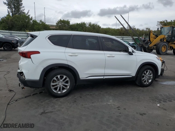 2019 Hyundai Santa Fe SE with VIN 5NMS23AD9KH039159, listed as a Copart auction lot 46351565 with 59,426 mi miles and Non Repairable. Bid and sale history available at carsss.com. Image 3.