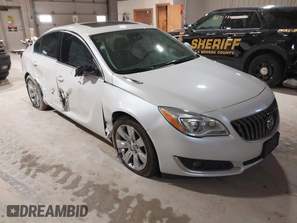 2016 Buick Regal Premium II with VIN 2G4GS5GX3G9176688, listed as a IAAI auction lot 41855306 with 101,170 mi miles. Bid and sale history available at carsss.com. Image 1.