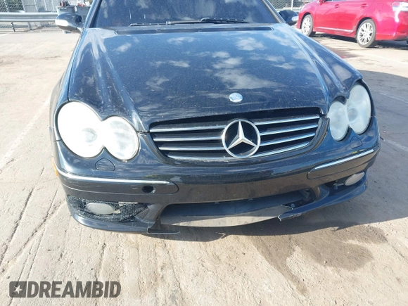 2004 Mercedes-Benz CLK-Class 5.0L with VIN WDBTJ75J14F095156, listed as a IAAI auction lot 41815605 with 176,902 mi miles. Bid and sale history available at carsss.com. Image 6.
