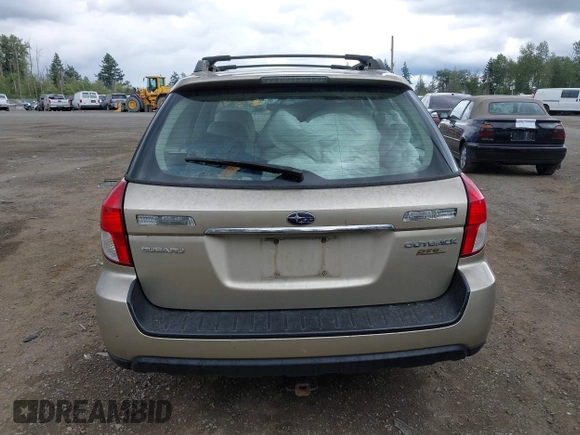 2008 Subaru Outback i with VIN 4S4BP61C187340711, listed as a IAAI auction lot 42548851 with 184,882 mi miles and . Bid and sale history available at DreamBid. Image 16.