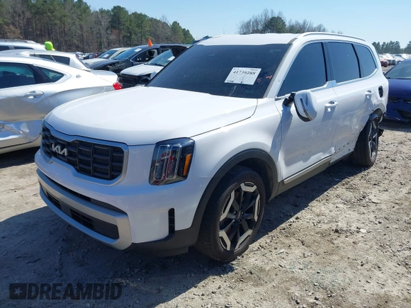 2024 Kia Telluride S z VIN 5XYP64GC5RG499213, wystawiony jako IAAI lot #41739288 z przebiegiem 33 799 mil mil oraz . Historia ofert i sprzedaży dostępna na DreamBid. Obrazek 2.