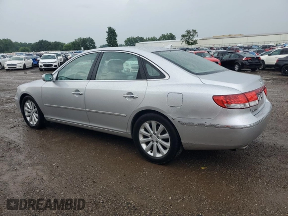 2009 Hyundai Azera GLS with VIN KMHFC46D19A360786, listed as a Copart auction lot 63695005 with 102,733 mi miles and Clean title. Bid and sale history available at DreamBid. Image 2.