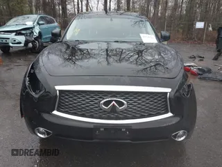 2017 Infiniti QX70 with VIN JN8CS1MW4HM413401, listed as a IAAI auction lot 41948069 with 105,062 mi miles. Bid and sale history available at carsss.com. Image 12.