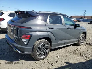 2024 Hyundai Kona N Line with VIN KM8HACA3XRU069998, listed as a Copart auction lot 77043434 with 5,459 mi miles and Salvage Title. Bid and sale history available at DreamBid. Image 3.