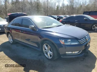 2014 Volkswagen Passat TDI SEL Premium with VIN 1VWCN7A30EC113188, listed as a Copart auction lot 49102755 with 257,649 mi miles and Salvage Title. Bid and sale history available at carsss.com. Image 4.