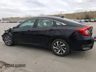 2017 Honda Civic EX with VIN 19XFC2F85HE038627, listed as a Copart auction lot 52527175 with 87,515 mi miles and Salvage Title. Bid and sale history available at DreamBid. Image 2.