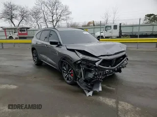2022 Acura MDX Type S w/Advance Package with VIN 5J8YD8H85NL003306, listed as a Copart auction lot 52818675 with 60,164 mi miles and Salvage Title. Bid and sale history available at carsss.com. Image 12.