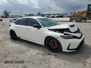 2023 Honda Civic Type R with VIN JHMFL5G46PX000608, listed as a Copart auction lot 50523515 with 19,218 mi miles and Salvage Title. Bid and sale history available at carsss.com. Image 4.