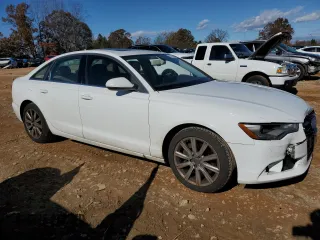 2014 Audi A6 Premium Plus with VIN WAUDFAFC2EN036206, listed as a Copart auction lot 81627124 with 96,669 mi miles and Salvage title. Bid and sale history available at DreamBid. Image 4.