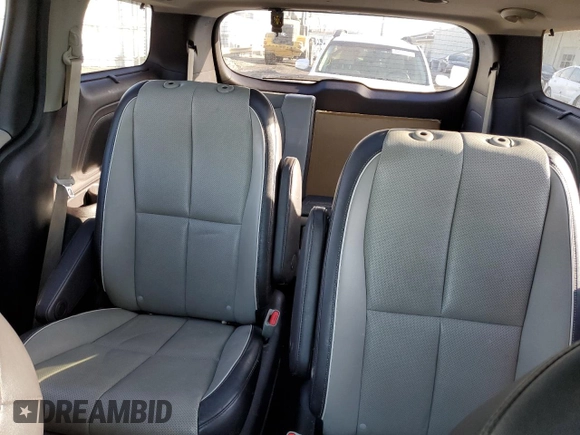 2015 Kia Sedona SX-L with VIN KNDME5C13F6037277, listed as a Copart auction lot 44452425 with 99,606 mi miles and Salvage Title. Bid and sale history available at DreamBid. Image 10.