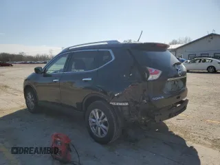 2015 Nissan Rogue SV with VIN KNMAT2MV2FP505065, listed as a Copart auction lot 51227225 with 155,998 mi miles and Salvage Title. Bid and sale history available at carsss.com. Image 2.