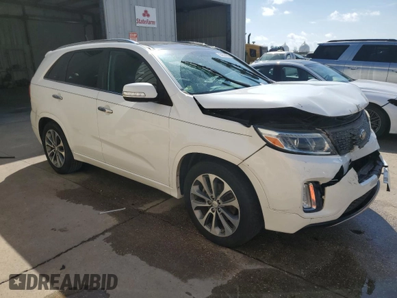 2015 Kia Sorento SX Limited with VIN 5XYKW4A7XFG659720, listed as a Copart auction lot 54594695 with 156,832 mi miles and Salvage Title. Bid and sale history available at carsss.com. Image 4.