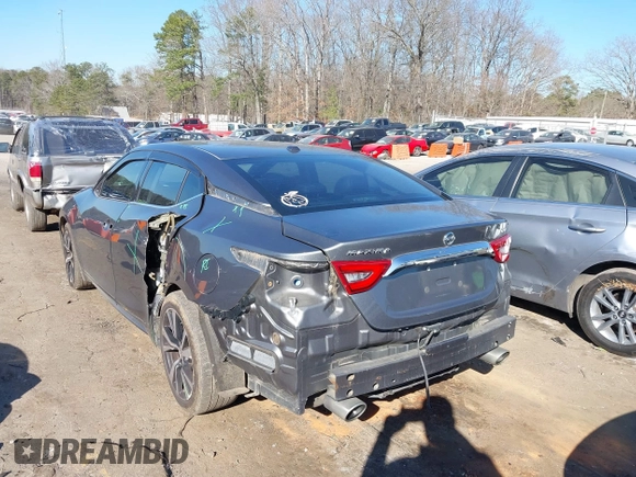 2017 Nissan Maxima SR with VIN 1N4AA6APXHC447502, listed as a IAAI auction lot 41640965 with 132,434 mi miles and . Bid and sale history available at DreamBid. Image 3.