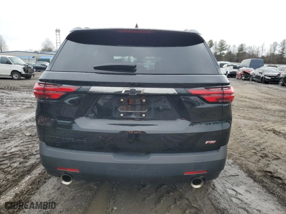 2023 Chevrolet Traverse RS with VIN 1GNEVJKW7PJ239944, listed as a Copart auction lot 43608455 with 26,806 mi miles and Salvage Title. Bid and sale history available at carsss.com. Image 6.