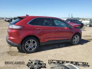 2015 Ford Edge Titanium z VIN 2FMTK3K80FBB76738, wystawiony jako Copart lot #56883875 z przebiegiem 66 197 mil mil oraz Szkoda całkowita • Salvage title. Historia ofert i sprzedaży dostępna na DreamBid. Obrazek 3.