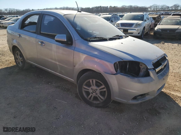2009 Chevrolet Aveo LT w/2LT with VIN KL1TG56E89B354608, listed as a Copart auction lot 47189715 with 167,563 mi miles and Salvage Title. Bid and sale history available at carsss.com. Image 4.