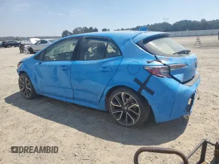 2021 Toyota Corolla Hatchback XSE with VIN JTNA4MBE8M3129354, listed as a Copart auction lot 66214824 with 0 mi miles and Salvage Title. Bid and sale history available at carsss.com. Image 2.