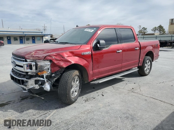 2019 Ford F-150 XL with VIN 1FTEW1E40KKD81460, listed as a Copart auction lot 49343765 with 86,167 mi miles and Salvage Title. Bid and sale history available at carsss.com. Image 1.