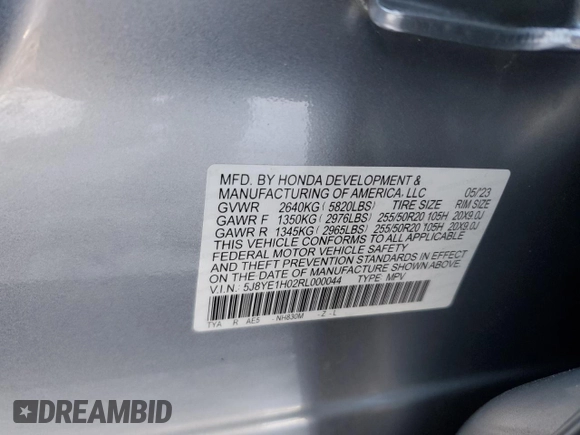 2024 Acura MDX w/A-Spec Package with VIN 5J8YE1H02RL000044, listed as a Copart auction lot 84683394 with 11,038 mi miles and Salvage Title. Bid and sale history available at carsss.com. Image 13.