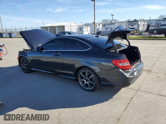 2012 Mercedes-Benz C 250 with VIN WDDGJ4HBXCF850685, listed as a Copart auction lot 47452765 with 136,236 mi miles and Salvage title. Bid and sale history available at DreamBid. Image 2.