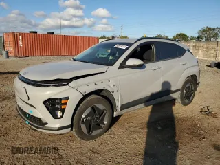2024 Hyundai Kona SEL with VIN KM8HC3A65RU003931, listed as a Copart auction lot 83816244 with 6,571 mi miles and Non Repairable. Bid and sale history available at carsss.com. Image 1.