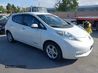 2013 Nissan LEAF SL with VIN 1N4AZ0CP0DC406230, listed as a IAAI auction lot 42181829 with 67,213 mi miles and . Bid and sale history available at DreamBid. Image 1.