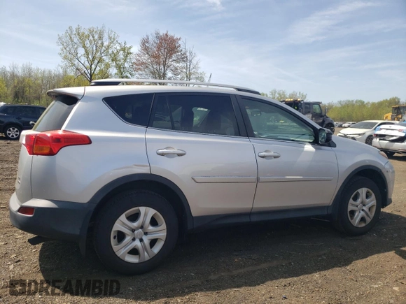 2015 Toyota RAV4 LE with VIN 2T3BFREVXFW351180, listed as a Copart auction lot 55251495 with 109,048 mi miles and Salvage Title. Bid and sale history available at carsss.com. Image 3.
